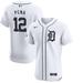 Carlos Pena Men's Nike White Detroit Tigers Home Elite Pick-A-Player Retired Roster Patch Jersey