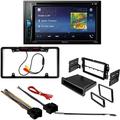 KIT2185 Bundle with Pioneer AVH-241EX Multimedia DVD Car Stereo Install Kit with Receiver - For 2007-2014 Chevrolet Suburban / Bluetooth Touchscreen Backup Camera Double Din Mounting Kit