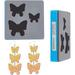 3 Sizes Butterfly Leather Cutting Die Butterfly Embossing Wooden Cutting Die Earring Charms Cutting Mold Template Arts Crafts Die Cuts