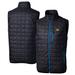 Men's Cutter & Buck Navy Michigan Wolverines Rainier PrimaLoft Eco Insulated Full-Zip Puffer Vest