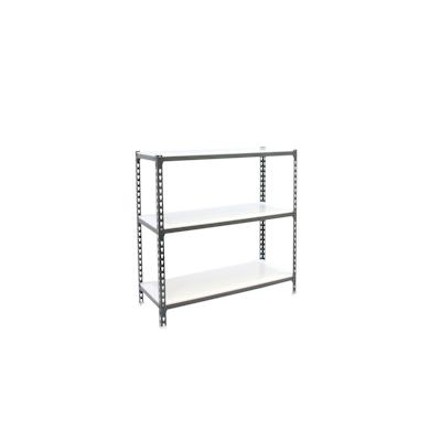 SimonRack Simonclick schraubenloses Metallregal 3 Böden. Farbe ANTHRAZIT/WEISS 900x1100x500 mm Image