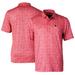 Men's Cutter & Buck Red Louisville Cardinals Alumni Logo Pike Constellation Print Stretch Polo