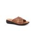 Women's Tillman Sandal by SoftWalk in Tan Laser (Size 7 N)