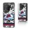 Colorado Avalanche Galaxy Stripe Clear Ice Case