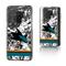 San Jose Sharks Galaxy Stripe Clear Ice Case