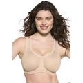 Plus Size Women's Body X Underwire Sports Bra Bra by Woman Within in Warm Nude (Size 38 DD)