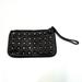 J. Crew Bags | J. Crew Black Leather Small Wristlet With Studs | Color: Black/Gray | Size: Os