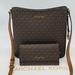 Michael Kors Bags | Michael Kors Large Messenger Bag & Trifold Wallet | Color: Brown/Gold | Size: Os