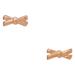 Kate Spade Jewelry | Kate Spade Rose Gold Double Bow Stud Earrings | Color: Gold/Pink | Size: Os