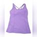 Athleta Tops | Athleta Work Out Purple Cross Tank Top Women's Size Medium | Color: Purple | Size: M