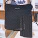 Michael Kors Bags | Bundle Michael Kors Jet Set Travel Large Messenger Crossbody Purse Wallet Black | Color: Black | Size: Os