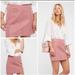 Free People Skirts | Free People Mini Skirt Pink Size 0 Faux Leather Party Night Out Casual Zip | Color: Pink | Size: 0