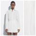 Zara Dresses | Nwt. Zara White Cotton Short Shirt Dress. Size S. | Color: White | Size: S