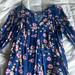 American Eagle Outfitters Dresses | American Eagle Floral 3/4 Sleeve | Color: Blue/Pink | Size: M