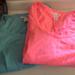 Victoria's Secret Tops | 3 For $12 Two Tee Shirts One Pink One Blue By Victoria Secret 3/4 Sleeve Almost | Color: Blue/Pink | Size: S