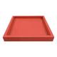 NEWNAN Flowerpot Base Plant Saucer Square Clay Plant Tray Plant Water Tray Household Plant Pot Tray Living Room Pot Base for Indoor and Outdoor Garden Plants (Color : Pottery red, Size : 44cm)