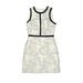 H&M Casual Dress - A-Line Crew Neck Sleeveless: Gray Color Block Dresses - New - Women's Size 2