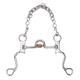 Xcello 120mm Horse Mouth Snaffle with Chain Stainless Steel Horse Bit for Effective Equestrian Training Equipment
