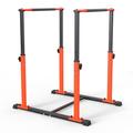 Z ZHICHI Dip Bar Station Functional Fitness Workout Dip bar 3 Level Adjustable Height Dip Stand 400lbs Heave Duty Dip Station for Full Body Workout Fitness(SD05A)