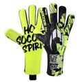 HO Soccer First Evolution III NG Graffiti Lime Goalkeeper Gloves, Unisex Children, Lime/Black, 6.5