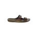 Pali Hawaii Sandals: Brown Solid Shoes - Women's Size 12 - Open Toe