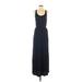 Hollister Casual Dress Scoop Neck Sleeveless: Black Print Dresses - Women's Size Small