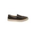 TOMS Flats: Slip-on Platform Classic Brown Color Block Shoes - Women's Size 10 - Almond Toe