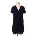 Lush Casual Dress - Shift: Black Solid Dresses - Women's Size Small