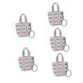 Totority 5pcs Kid Toys Miniature Dollhouse Kids Playset Mini House Accessory Miniatures Kids Toys Tabletop Decor Kids Mini Toys Kids Camping Accessories for Bag Cloth Shopping Cart Child