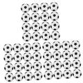 TOYANDONA 105 Pcs Mini Football Kids Soccer Ball Tiny Homes Tiny House Soccer Balls Soccer Ball Model Fairy Field Accessory House Decor Mini Soccer Miniature Abs Child Decorative Ball