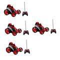 Toyvian 4 Sets Wireless Remote Control Car Vehicles Remote Control Truck Remote Control Digger Kid Toy Remote Control Car Truck Waterproof Rc Boat Car Toy 2. Child Red Abs Off-road Suv