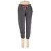 W x K Fleece Pants - Mid/Reg Rise: Gray Bottoms - Women's Size Medium