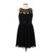 Trixxi Cocktail Dress - Party: Black Stars Dresses - Women's Size Medium