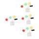 ibasenice Kids Sensory Toys 4pcs Busy Board Accessories Button Toy Busy Board Toy Funny Busy Board Electronic Learning Toy Travel Toys Kids Toy Toddler Plastics Light Activity Board