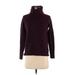 C&C California Wool Pullover Sweater: Burgundy Color Block Sweaters & Sweatshirts - Women's Size Small