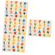 Totority 4 Sets Arabic Puzzle Toys Kids Toy Toddler Puzzle Number Floor Puzzle Small Puzzles for Kids Arabic Number Teaching Toy Arabic Number Puzzle Wood Intelligent Child Jigsaw