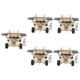 ibasenice 5 Sets Solar Rover Electric Motor Stem Kit Solar Toys Science Kits for Kids Age 8-12 3d Wooden Puzzles Puzzle Toys for Kids Electric Motor Robotic Gift Boy Child Abs