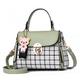 ZAIMEI Small Purses and Handbags for Women Fashion Teenage Girls Crossbody Bag Lightweight Plaid Pattern Shoulder Bag (Green)
