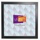 Vivarti Matt Black Box Picture Photo Frame (60 x 60 cm) Portrait or Landscape Photo Frame with Clear Styrene Sheet & Wall Mounted Hook for Photos, Pictures, Posters, Certificate Frame