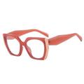 MUTYNE Fashion Square Cat Eye Sunglasses For Women Vintage Black White Sun Glasses Female Gradient Shades,red pink clear,One size