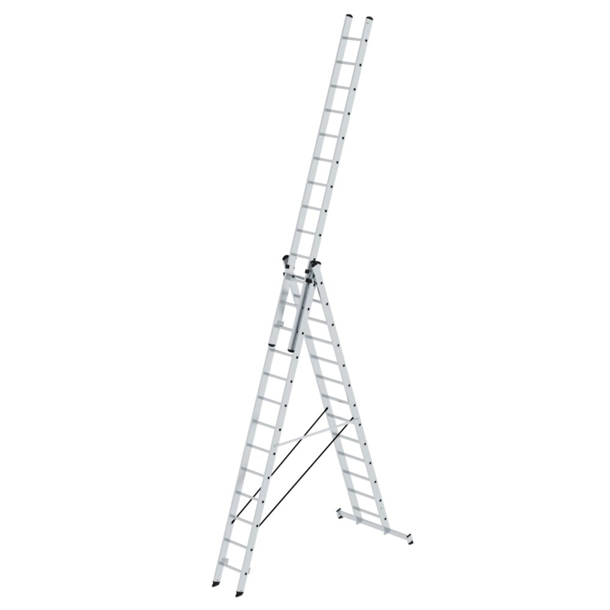 Munk Mehrzweckleiter 11144 3tlg nivello-Traverse 3x13 Sprossen