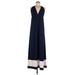 JB by Julie Brown Casual Dress - High/Low: Blue Dresses - Women's Size P