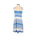 Lilly Pulitzer Casual Dress - A-Line Scoop Neck Sleeveless: Blue Stripes Dresses - Women's Size X-Small