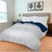 ROYALE King Comforter - All Season Down Alternative Bedding Comforter - Lightweight Quilted Comforter (King, Navy)