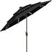 Non-Fading Sunumbrella Solar 9ft 3 Tiers Market Umbrella with LED Lights Patio Umbrellas Outdoor Table with Ventilation