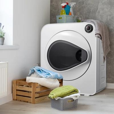 EROMMY High Efficiency Portable Dryer in White with Child Safety Lock