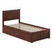 Nantucket Bed with Footboard and Twin Extra Long Trundle
