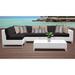 Miami 6 Piece Outdoor Wicker Patio Furniture Set 06d