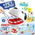 Kit de simulation de dentiste en plastique pour enfants kit médical jouet de simulation jeu de