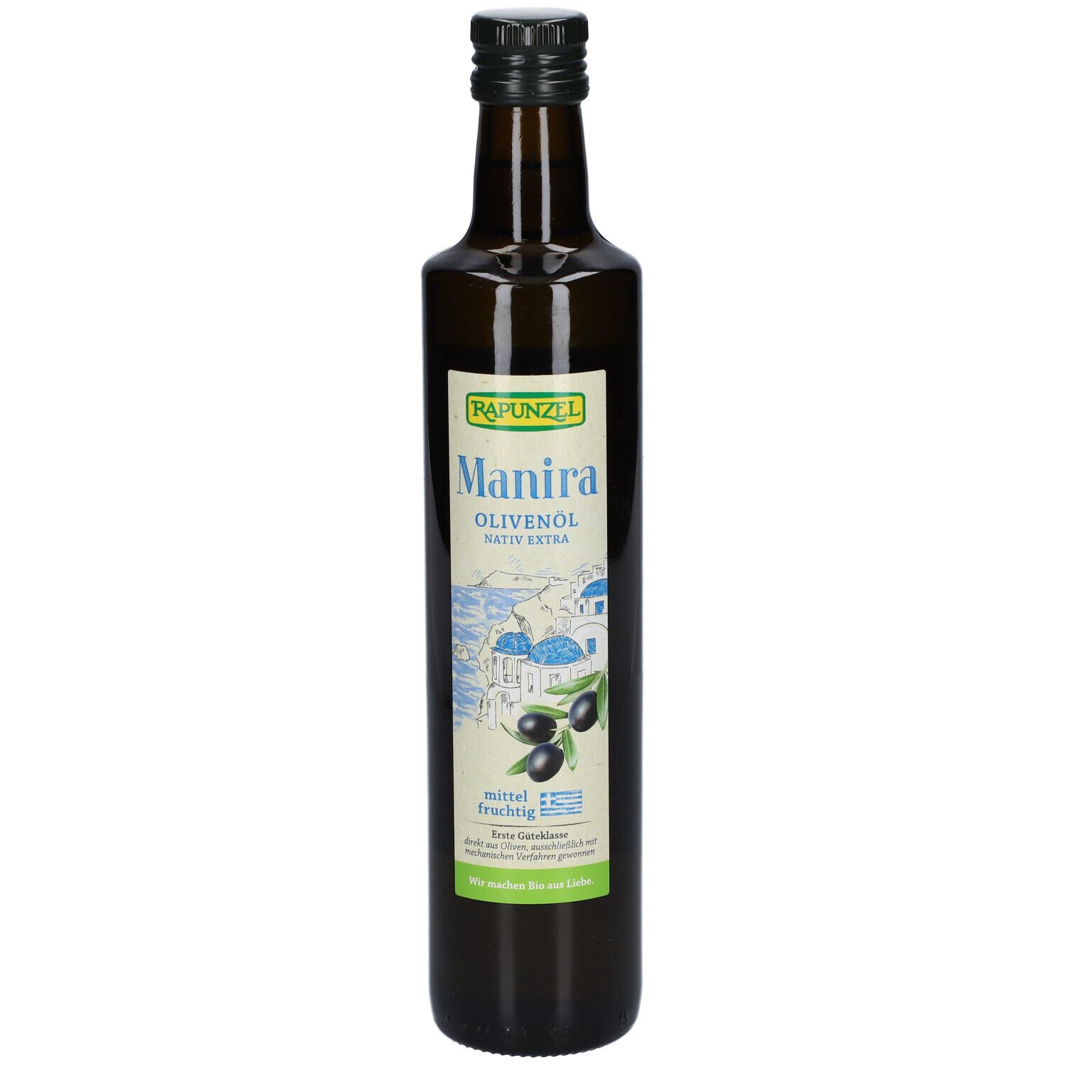 Rapunzel Olivenöl Manira, nativ extra Bio 0,5 l Öl Image